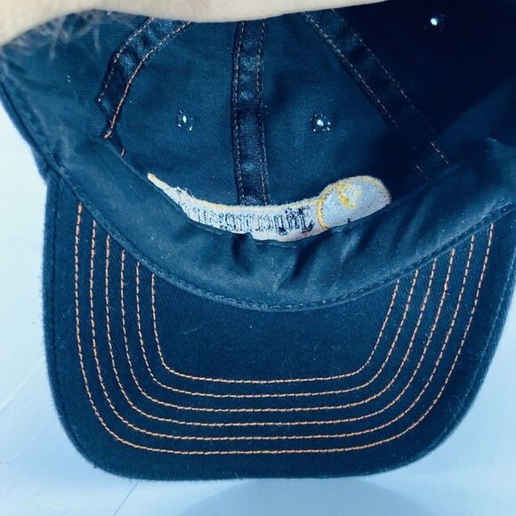 Jagermeister Music Baseball Hat Mens Jagermusic.com Black Logo Embroidered Cap - Picture 8 of 11